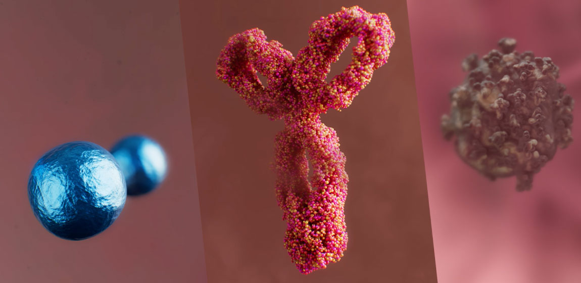 Mechanism of action image of chemotherapy  inducing tumour cell death and antigen release