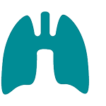 Image of a pair of lungs coloured green
